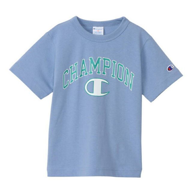 HANES ヘインズ S/S T-SHIRT サックス 110サイズ CK-X336 320 | スポーツ 運動 服 衣類 ウエア ウェア トップス ショートスリーブ Tシャツ 半袖 着心地 コットン ドライ 天竺素材 デザイン シンプル 機能
