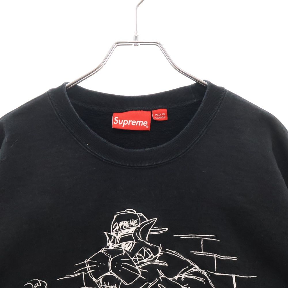 SUPREME (シュプリーム) 21AW DICE CREWNECK ダイス フロント刺繍  