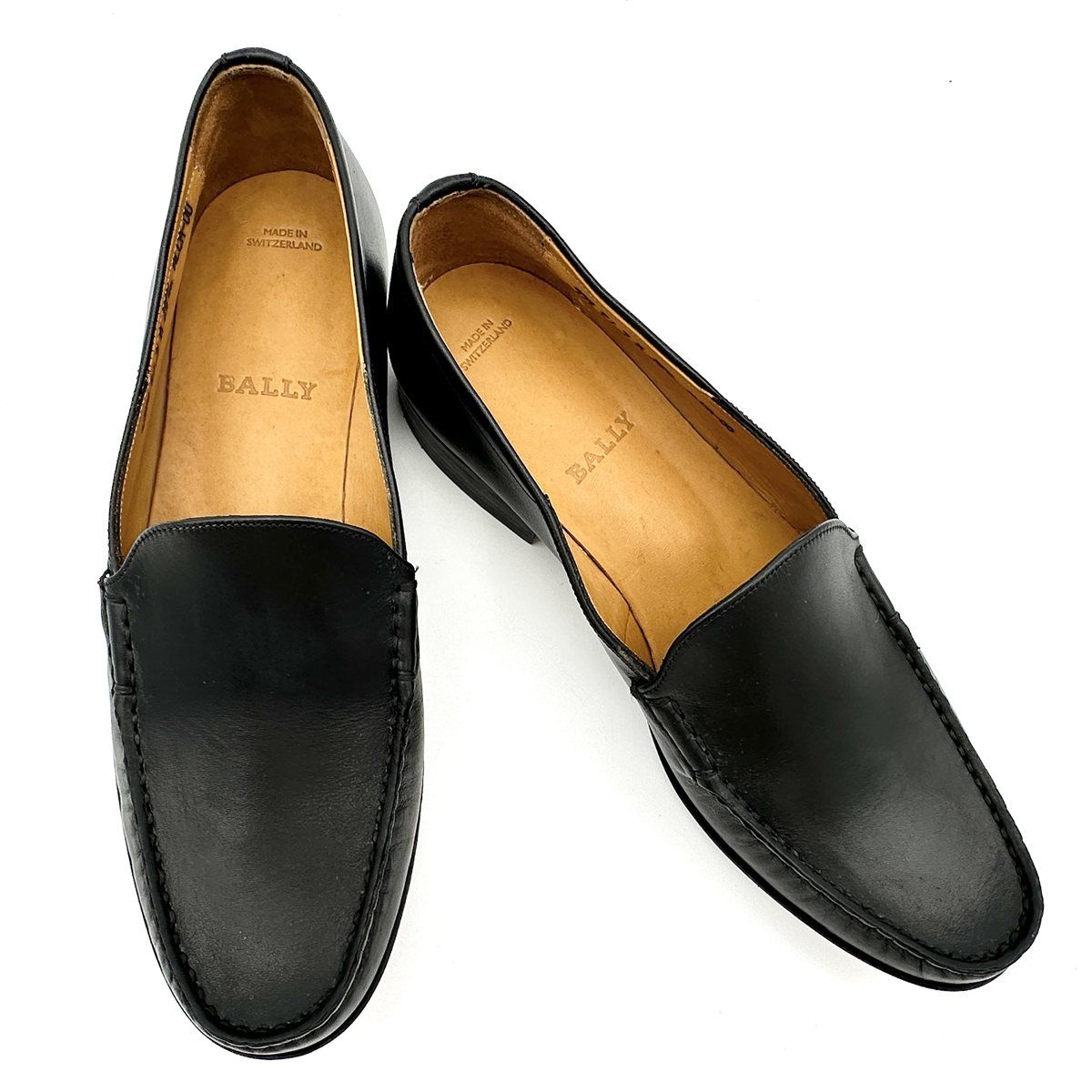 BALLY ローファー 本革 ブラック 2195T - メルカリ