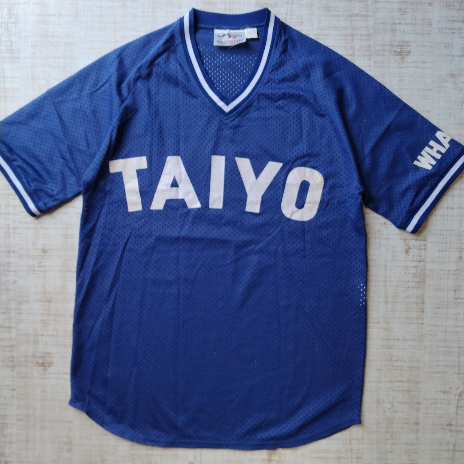 【美品】大洋ホエールズ　レプリカユニフォーム Yahoo!オークション - 「大洋ホエールズ ユニフォーム」の落札相場 応援グッズ