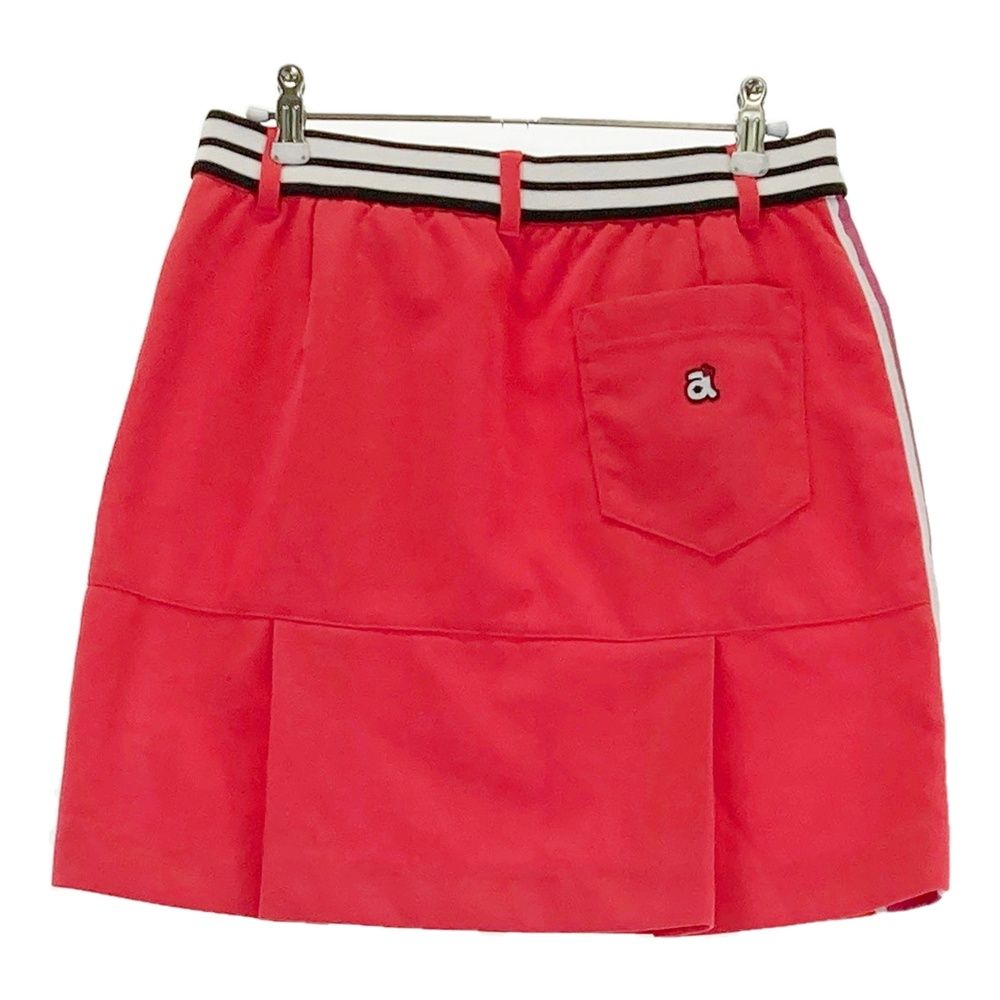 サイズ：40 ARCHIVIO アルチビオ サイドロゴ ボックスプリーツスカート