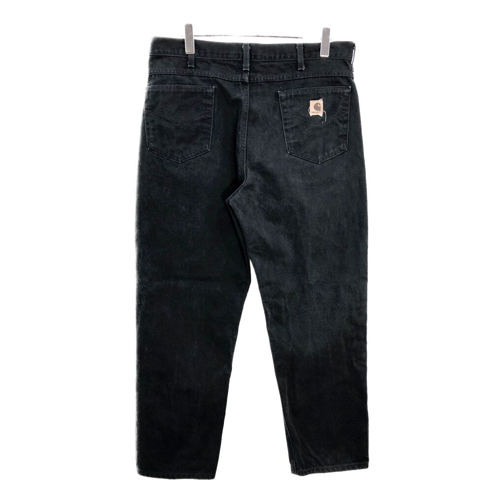 Carhartt カーハート デニムパンツ ブラック メンズ W38 L32 古着 V6401