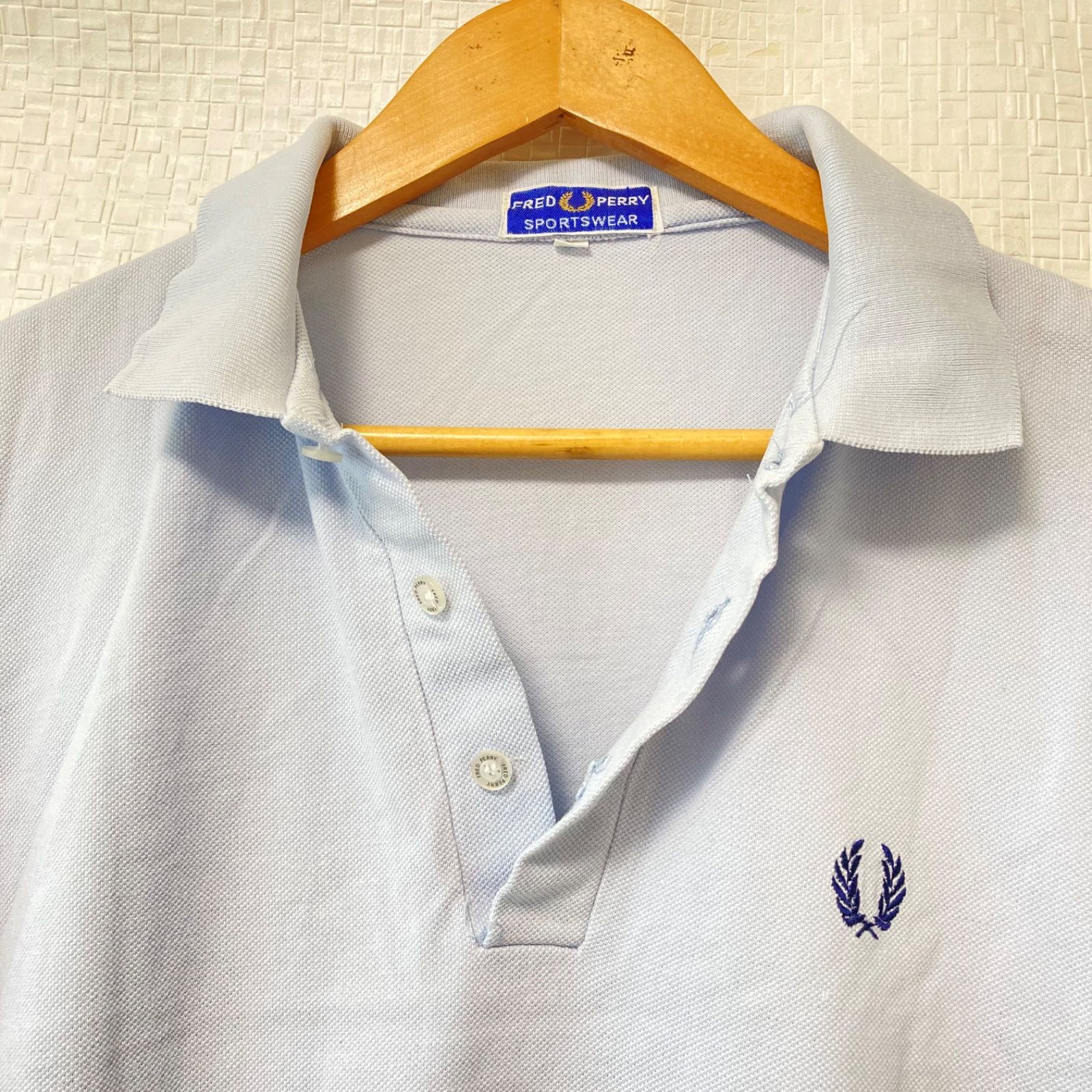 フレッドペリー FRED PEARY 半袖 ポロシャツ 半袖コットン w^)b FRED PERRY フレッドペリー SPORTS WEAR スポーツウェア