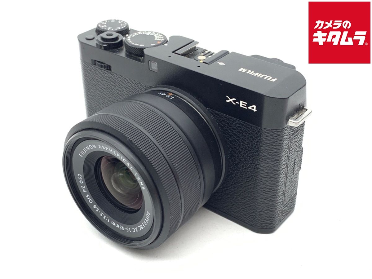 並品 フジフイルム X-E4 XC15-45mmレンズキット ブラック