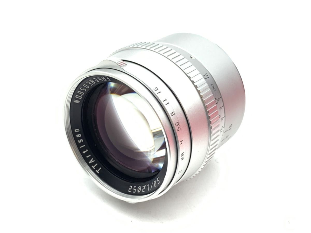 銘匠光学 TTArtisan 50mm f|1.2 C マイクロフォーサーズ用 シルバー LAWEED_CL