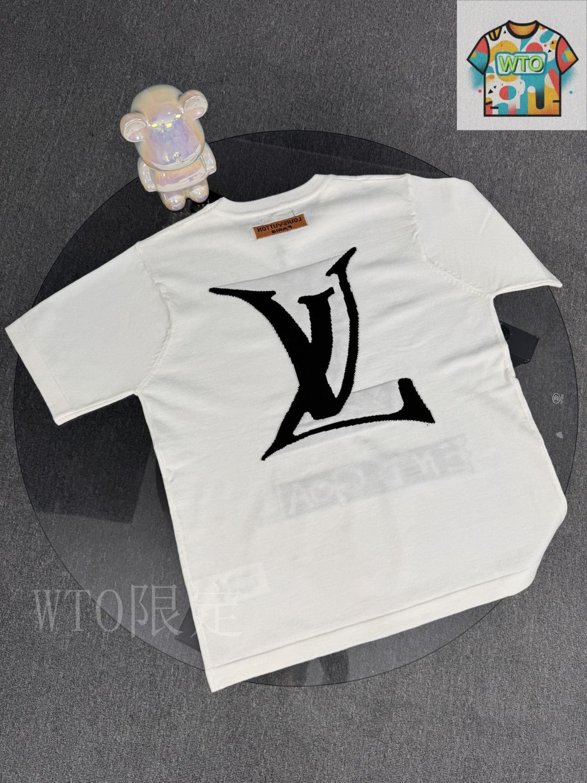今日特価】Louis Vuitton 25SS ロゴ大デザイン ニット T シャツ