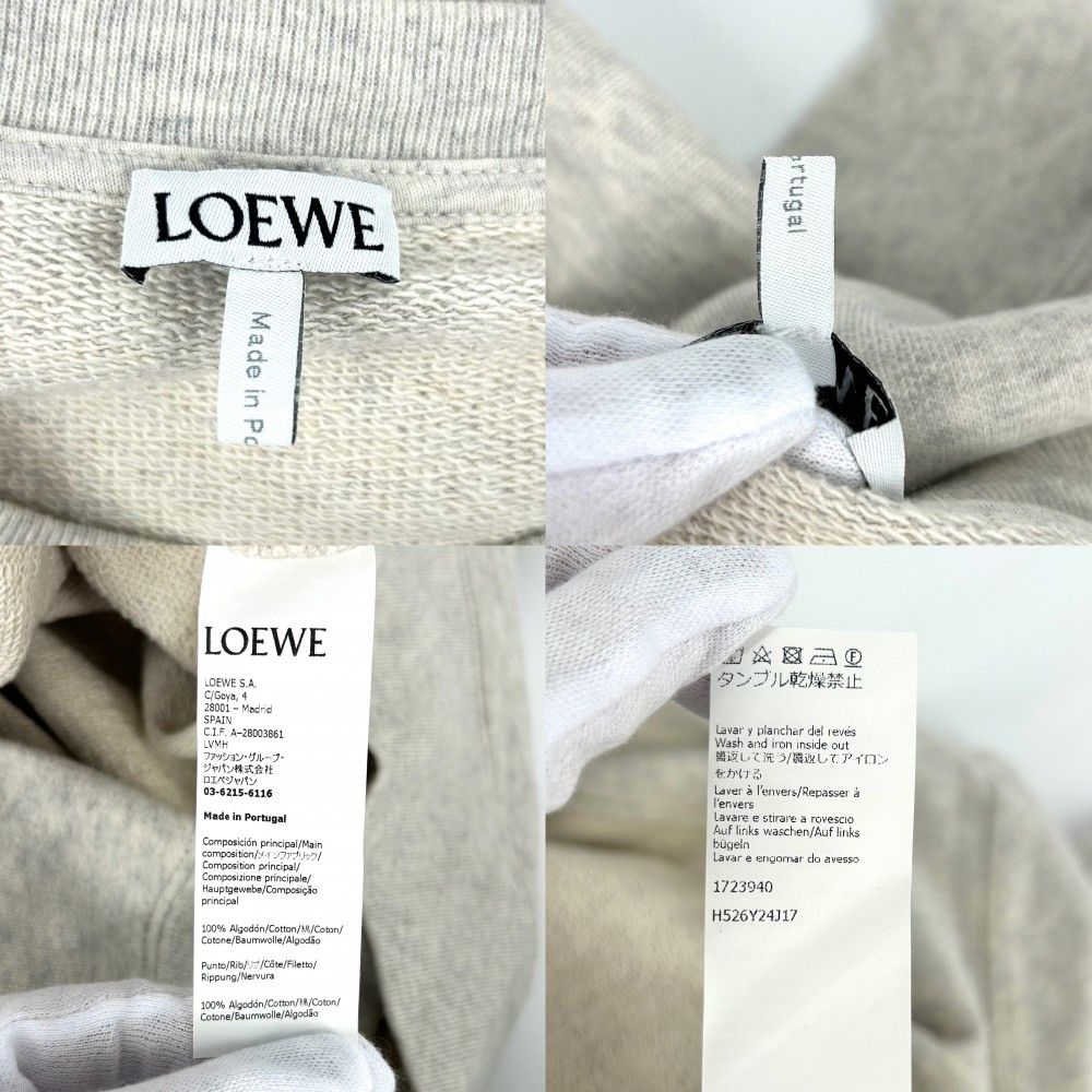 LOEWE ロエベ スウェット エンブロイダリーロゴ クルーネックスウェット