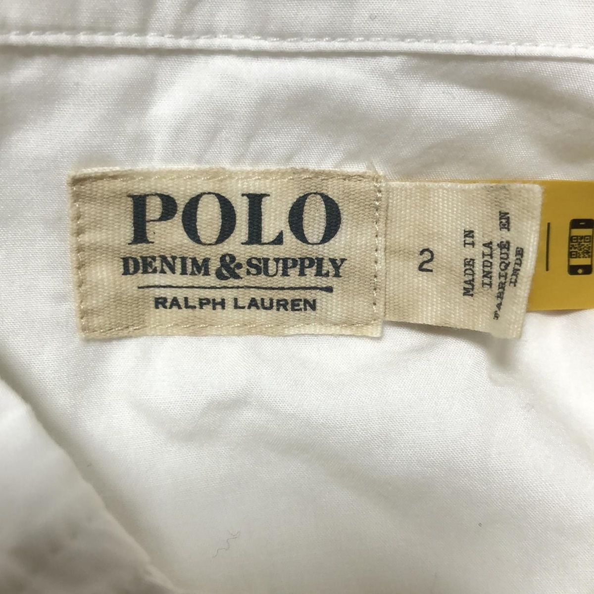 RalphLauren Denim&amp;Supply(ラルフローレンデニム&amp;サプライ) 半袖シャツブラウス サイズ2 S レディース - 白 POLO/フリル RalphLauren Denim&Supply(ラルフローレンデニム&サプライ) 半袖