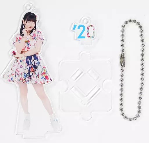 北川莉央　卒業記念　フィギュアスタンドキーホルダー　FSK2種　写真ポストカード 中古】雑貨 北川莉央 フィギュアスタンドキーホルダー 「モーニング娘