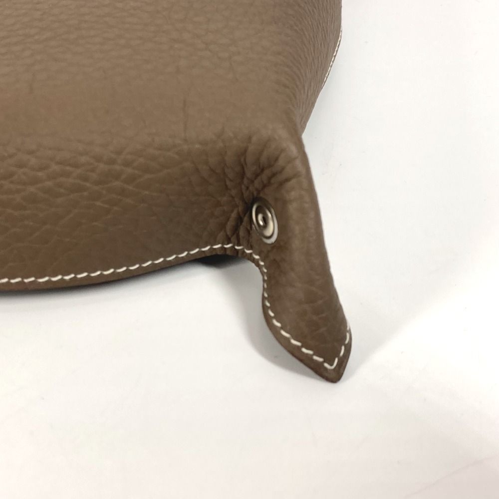 HERMES エルメス 小物入れ ヴィドポッシュ レザー エトゥープ