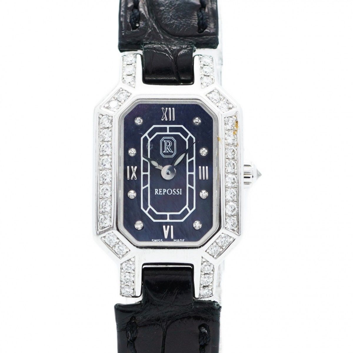 ☆SALE【5wwh0455】レポシ 黒文字盤【中古】腕時計 レディース - メルカリ 