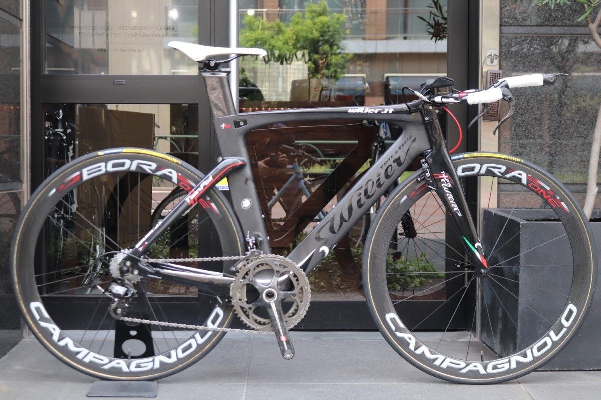 ウィリエール WILIER ツインフォイル TWINFOIL 2012モデル Mサイズ カンパ レコードMIX 11S カーボン タイムトライアル TTバイク 【東京南麻布店】