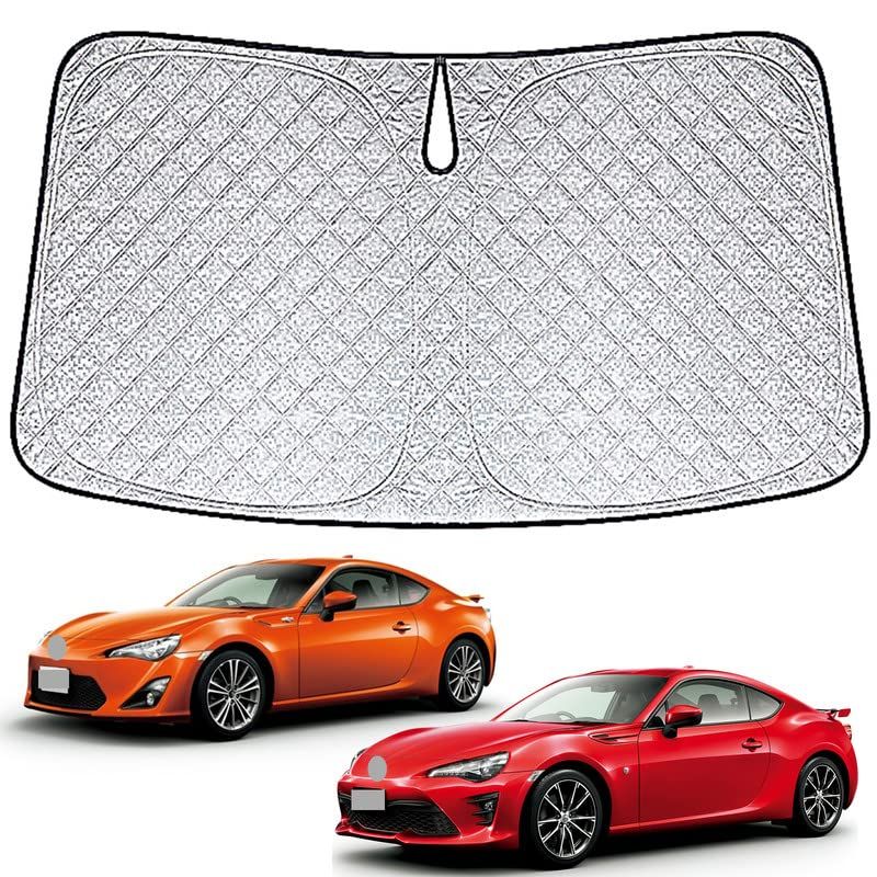 トヨタ 86 スバル BRZ フロントサンシェード トヨタ 86 日よけ シェードカーテン スバル 86 H24.03～現行 フロントガラス 車 サンシェード フロント 折りたたみ 軽自動車サンシェード 遮光 断熱 