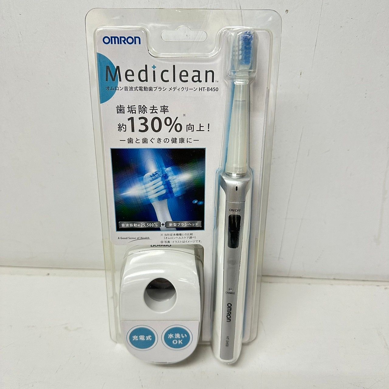 OMRON HT-B450 音波式電動歯ブラシ メディクリーン - 健康