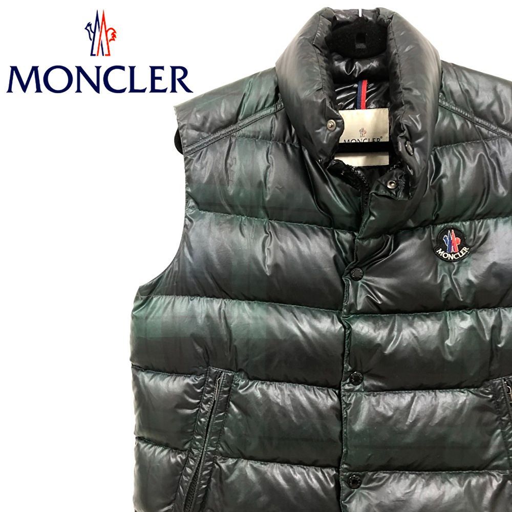 MONCLER CORBIER コルビエ ダウンベスト タータンチェック 1点限り!!】MONCLER モンクレール CORBIER コルビエール