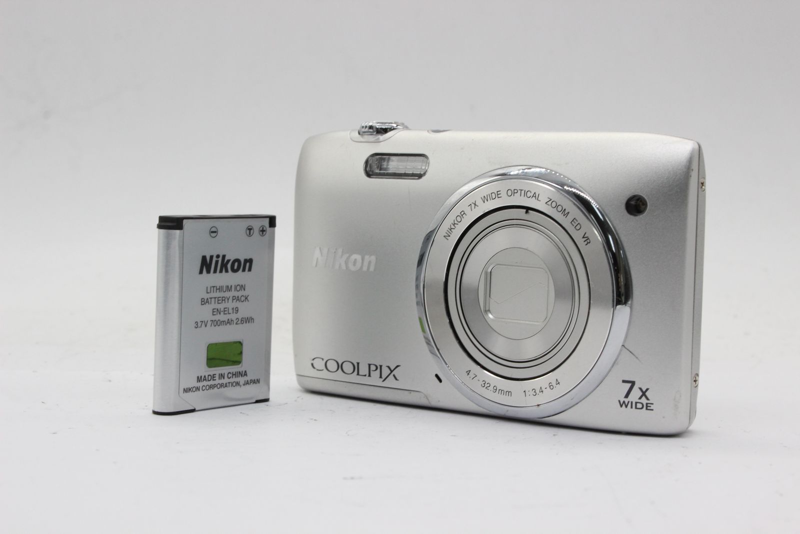 美品 返品保証】 ニコン Nikon Coolpix S3500 Nikkor 7x Wide