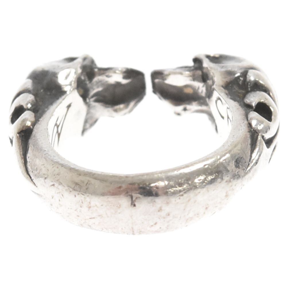 CRAZY PIG (クレイジーピッグ) TWO SKULLS RING 2スカルリング