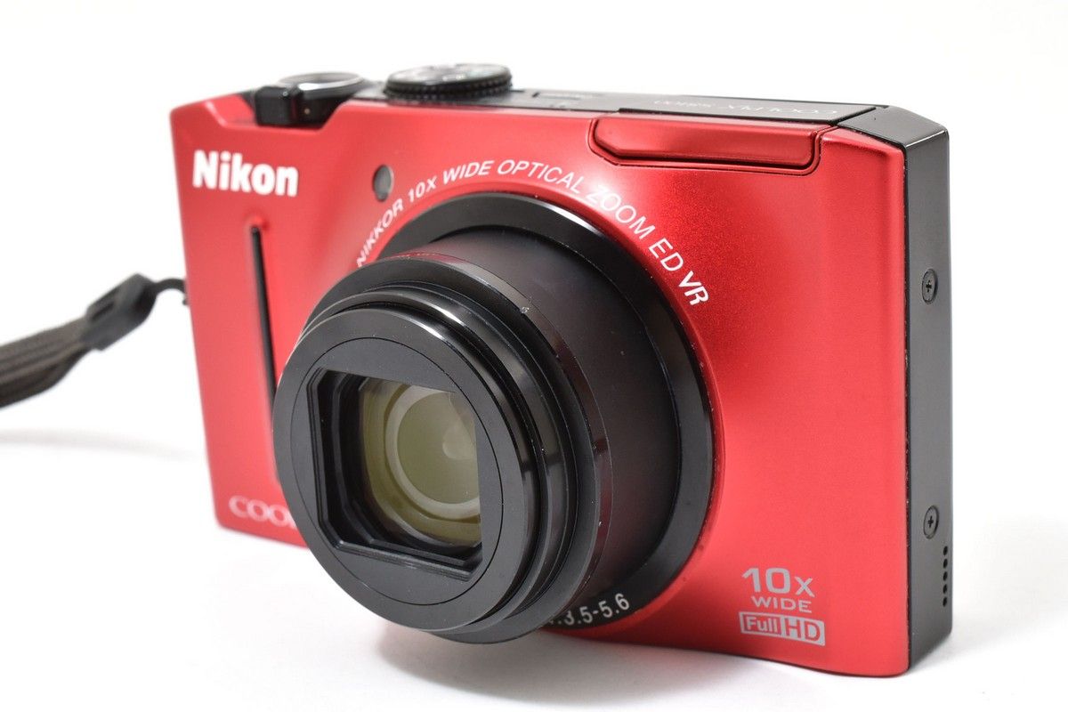 動作確認済み】ニコン Nikon COOLPIX S8100 レッド ニコンNikon