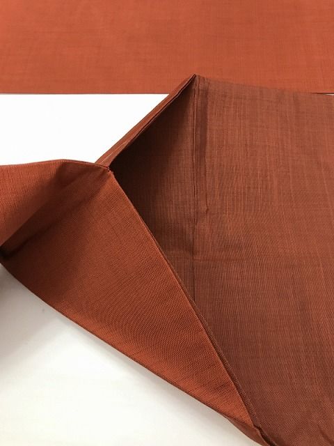 中古】名古屋帯 正絹 赤茶地に華紋文様 - メルカリ