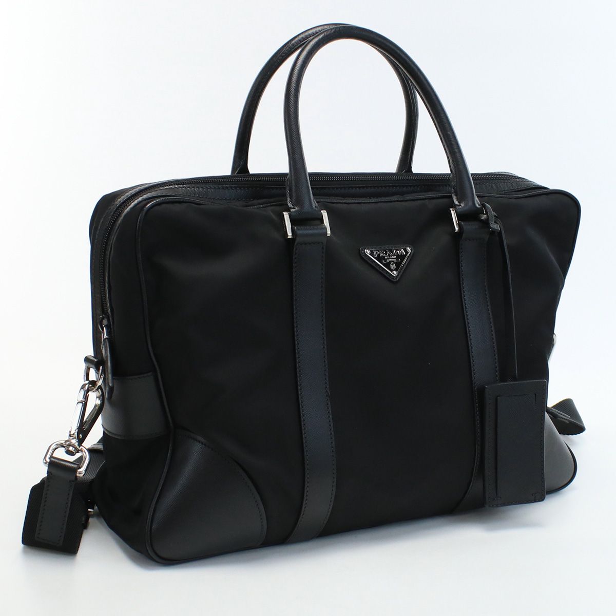 PRADA プラダ ビジネスバッグ VA0983 ブリーフケース ナイロン【中古 