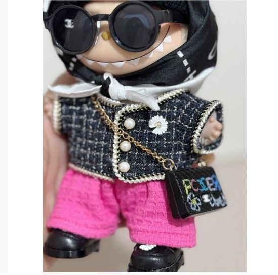 15-17 / BIGBANG G-DRAGON 着用風 ぬいぐるみ服 001 labubu