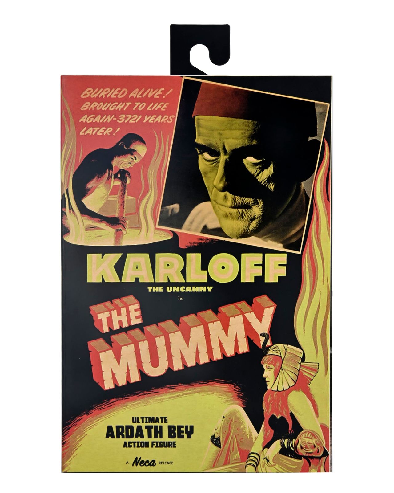 NECA ユニバーサルモンスター マミーアクションフィギュア カーロフ ザ アンキャニー アクセサリー付き