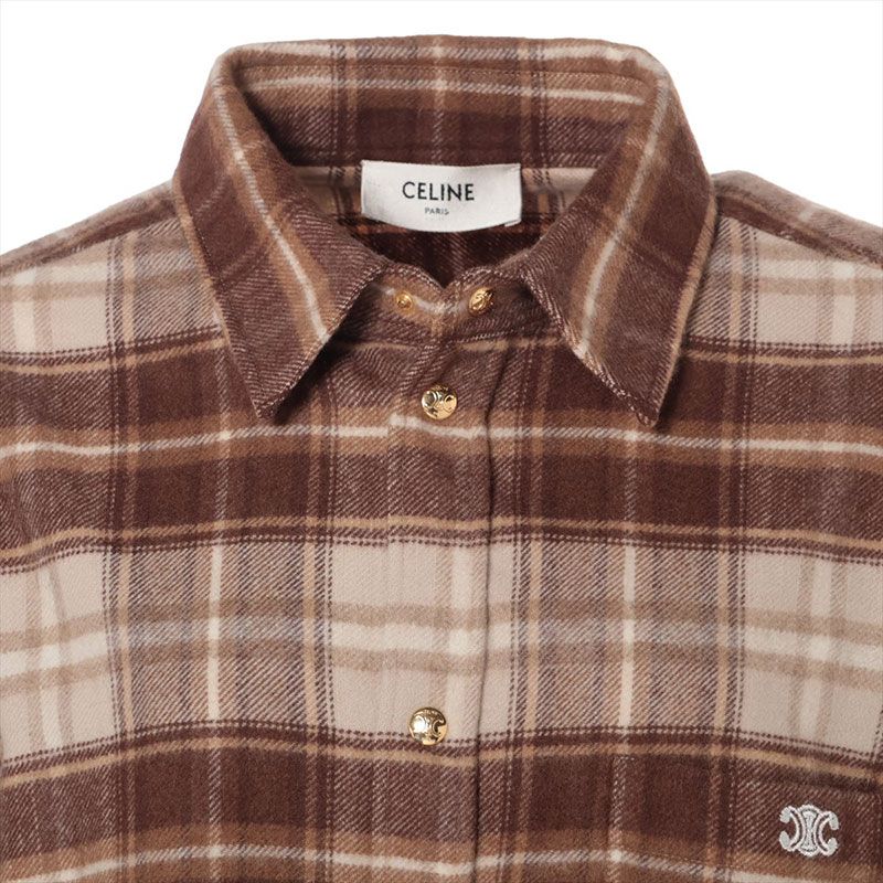 セリーヌ 長袖シャツ