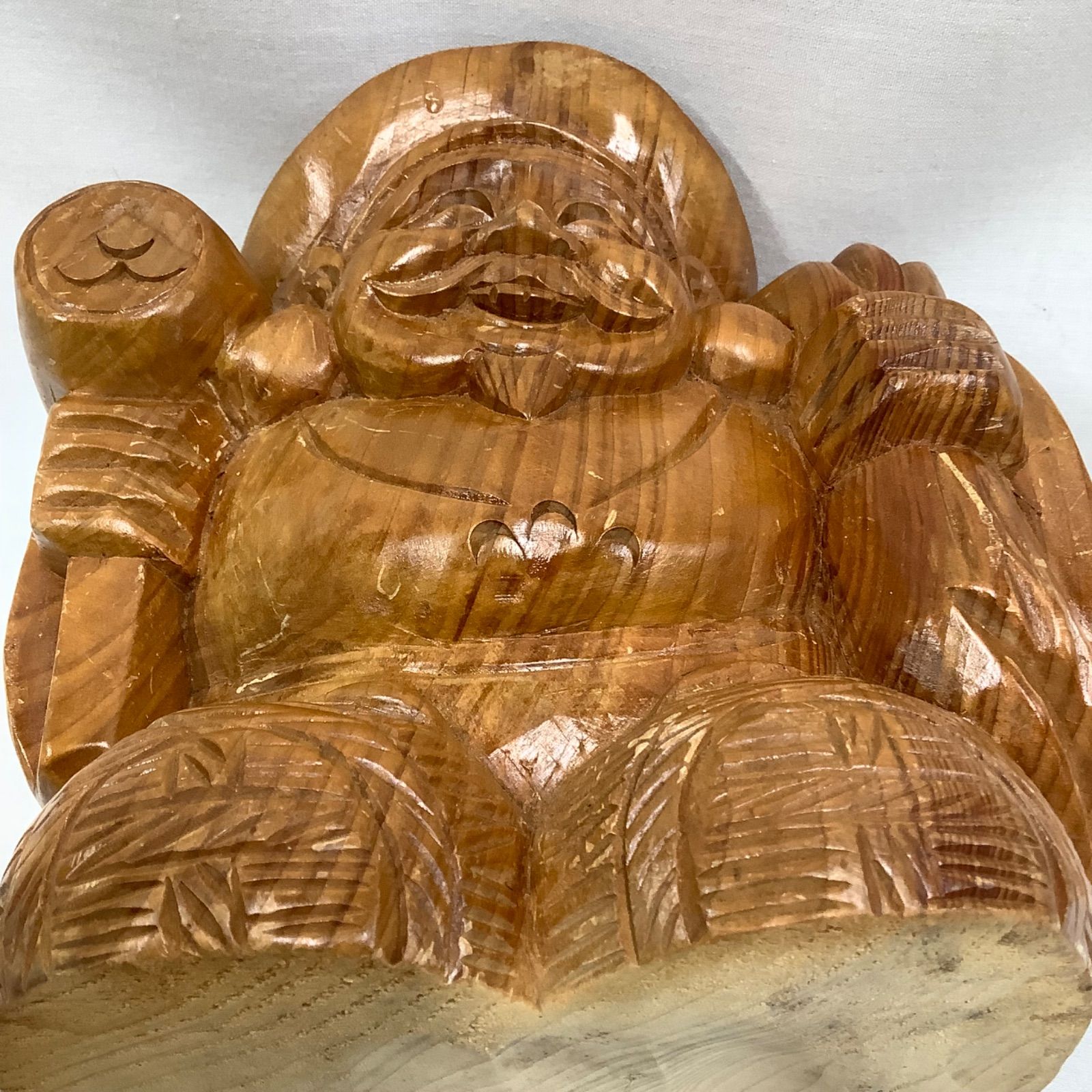 七福神 大黒天 木彫り 置物 インテリア C728 - メルカリ