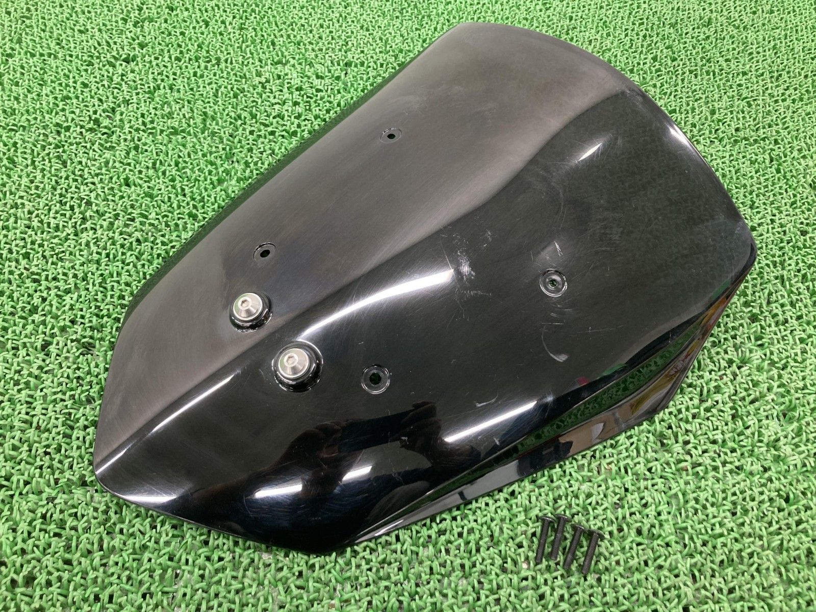 NMAX155 スクリーン ヤマハ 純正 バイク 部品 希少なインドネシア仕様 ノーマルバイザー 割れ欠け無し 品薄 希少品 車検 Genuine 【中古】 77