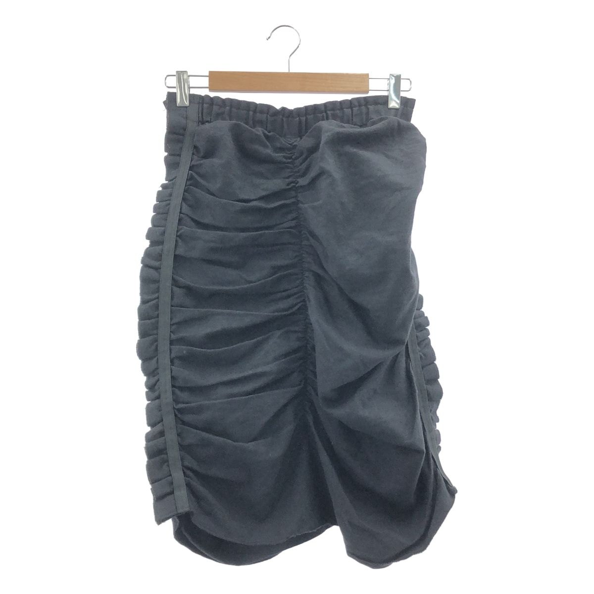 tricot COMME des GARCONS | トリココムデギャルソン | 2013AW | インサイドアウト ウエストゴム ギャザー スカート | ブラック | レディース