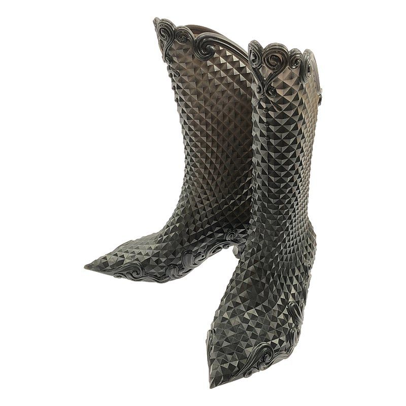 Y|PROJECT | ワイプロジェクト | × melissa Court Boot ブーツ | 25 1|2 | ブラック | レディース