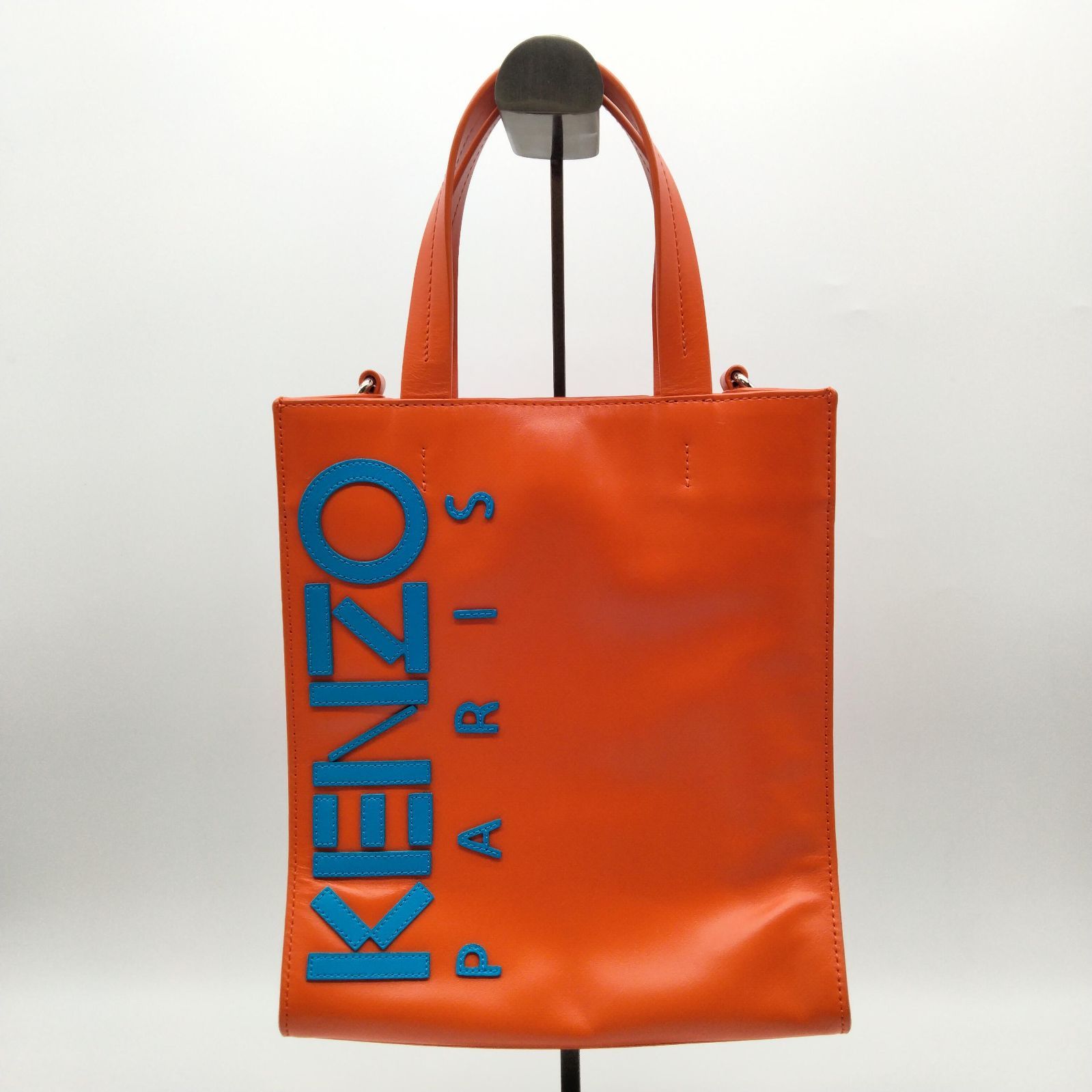 ✨美品✨KENZO ケンゾー コントラストレザースモールNS トートバッグ 