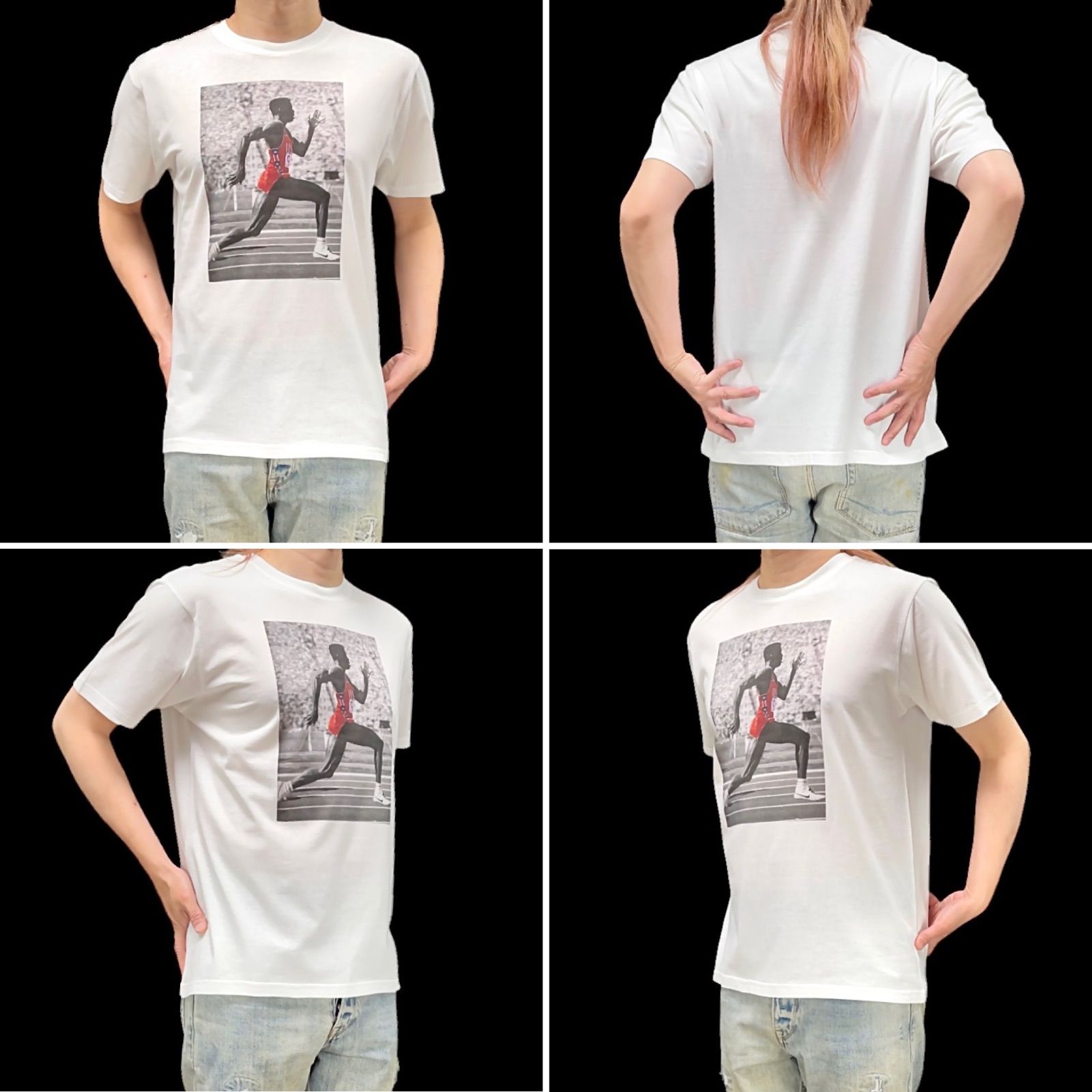 オリジナル Tシャツ カールルイス 1984 ロサンゼルス オリンピック 