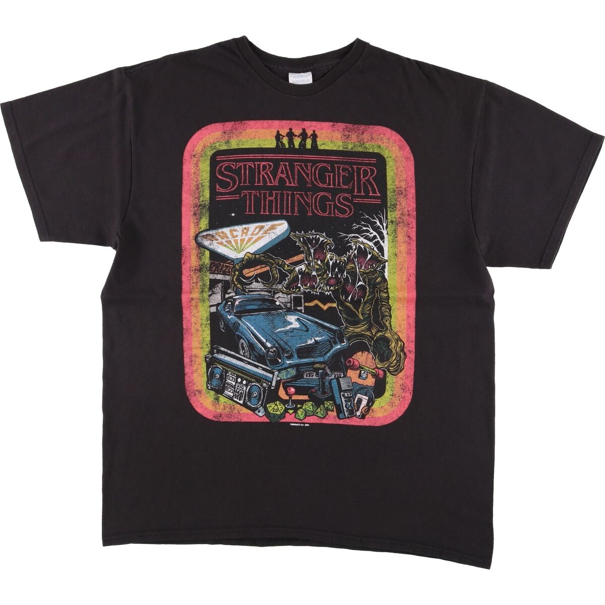 古着 STRANGER THINGS ストレンジャーシングス 映画 ムービーTシャツ メンズL相当/eaa489361