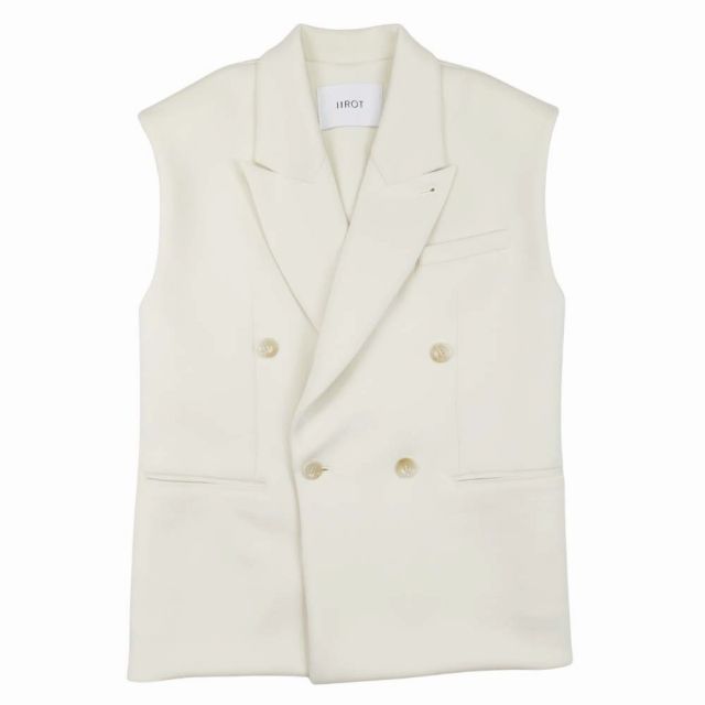 極美品 25ss イロット IIROT Jersey Vest ジャージジレ ベスト 