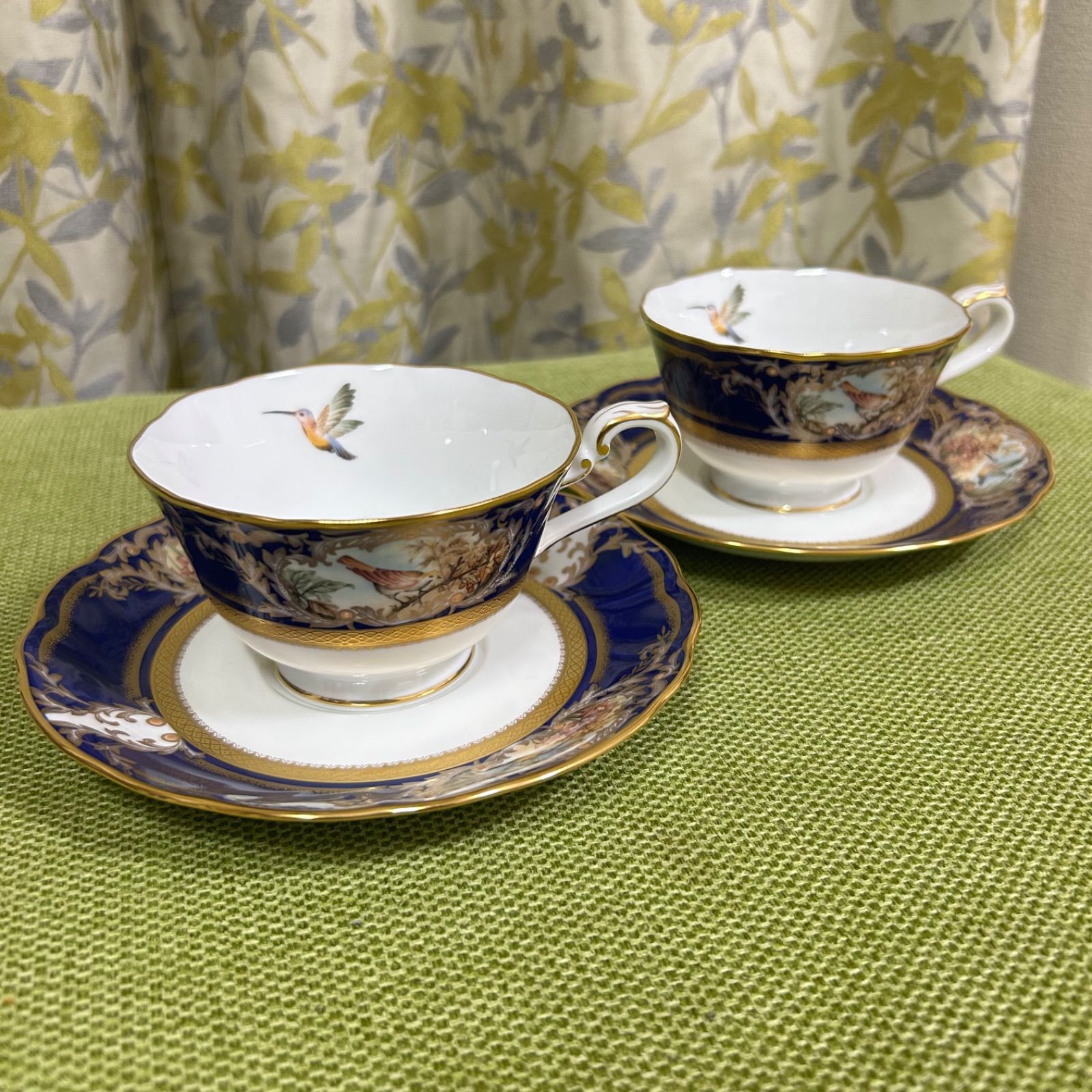 ノリタケ ダイヤモンドコレクション フォックスボロ カップ＆ソーサー ２客