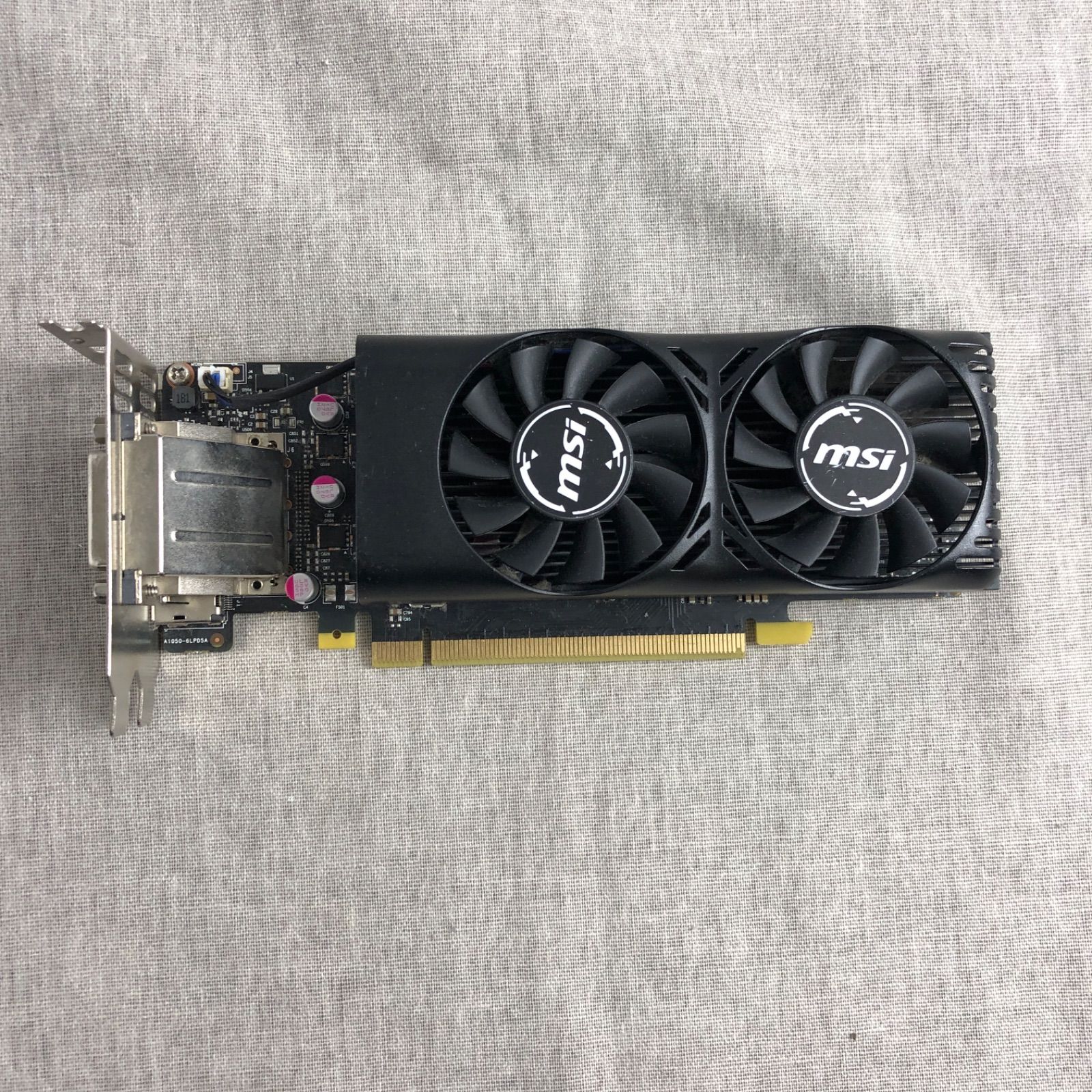 ◆ジャンク品◆グラフィックボード MSI GeForce GTX 1050 Ti 4GT LP/GPU_JUNK_M230501