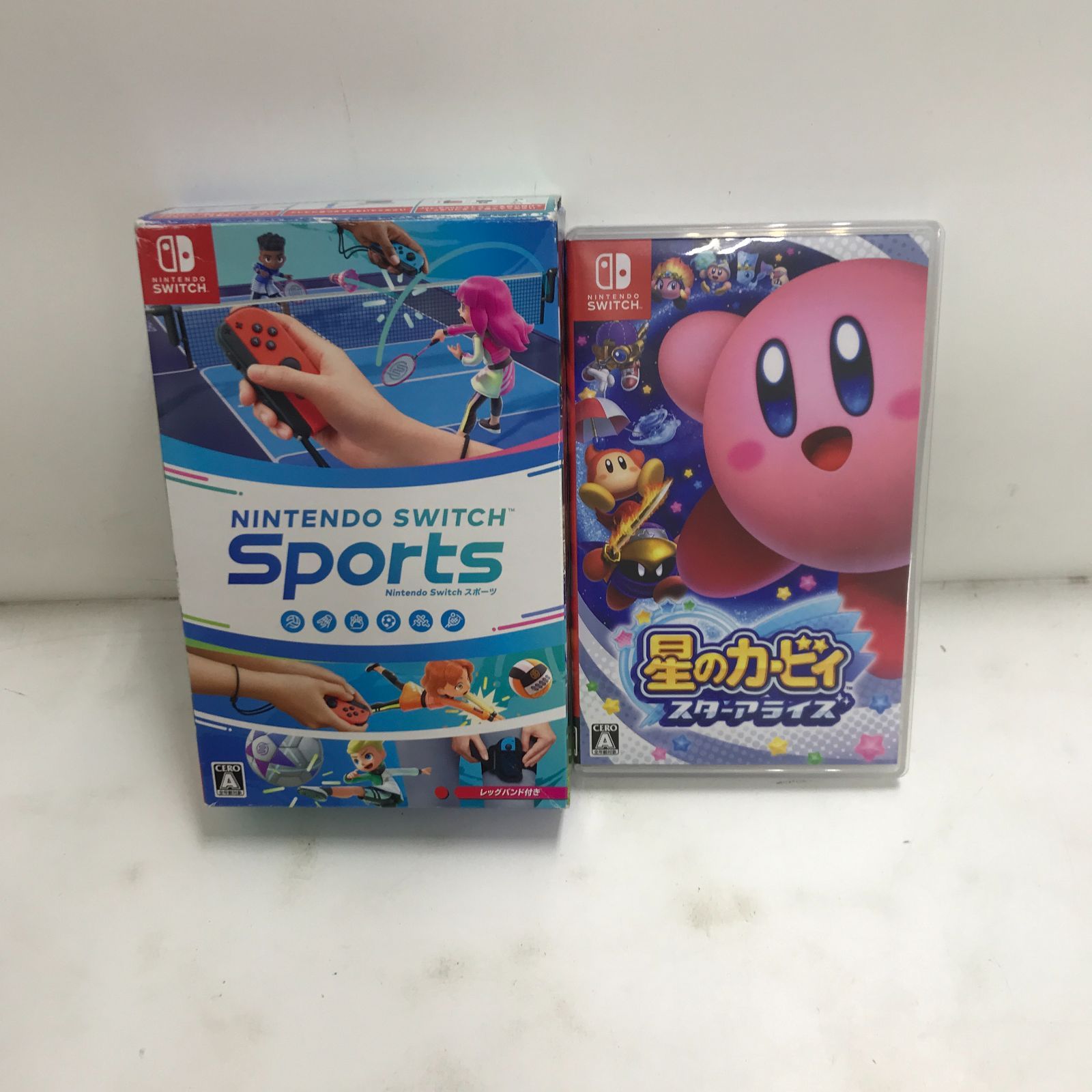 【箱あり】ニンテンドースイッチ　ソフト　カービィ2本 箱あり】ニンテンドースイッチ ソフト カービィ2本