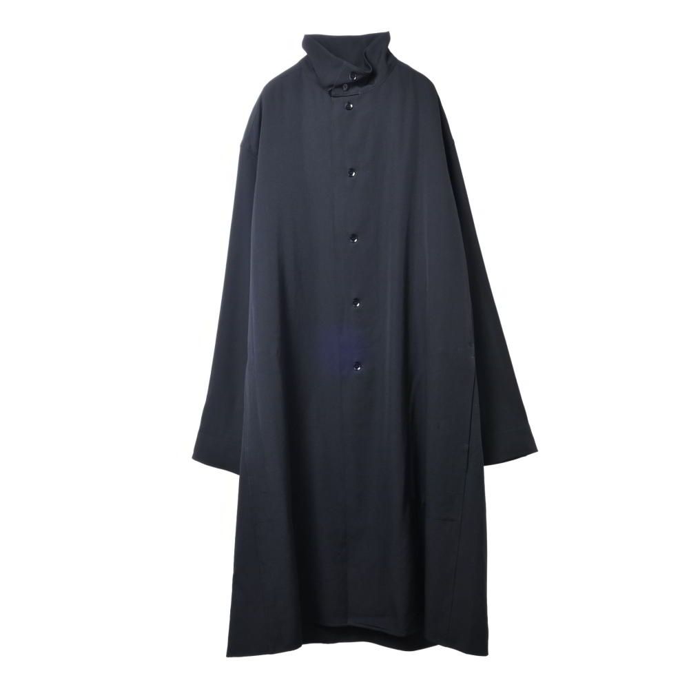 Yohji Yamamoto ウールギャバジン スタンドカラー コート - メルカリ