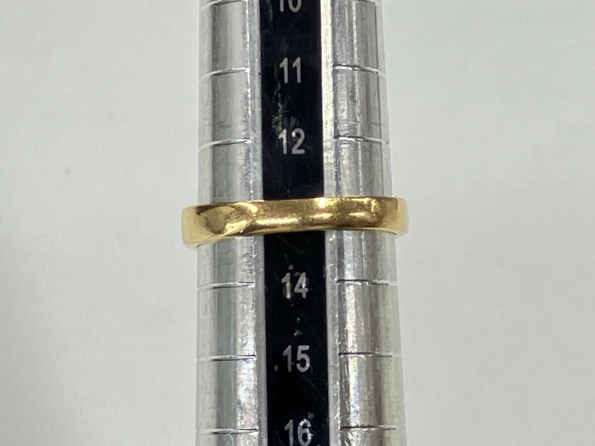 K18 Pt900 #13 5.0g CS0.17ct デザインリング コンビ - メルカリ