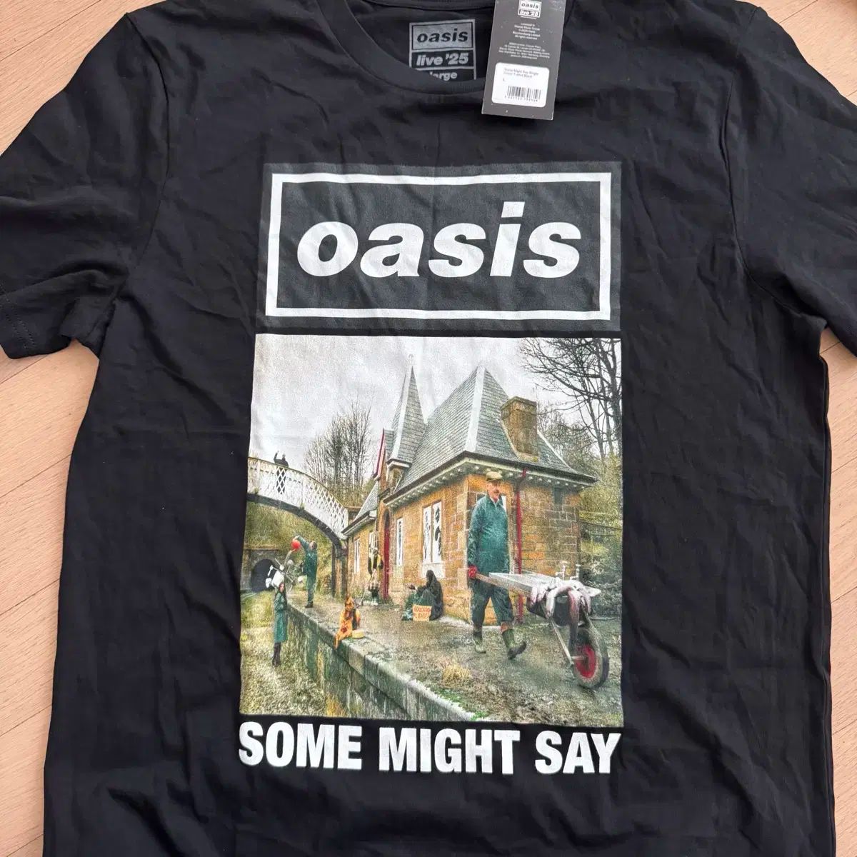 オアジス Live 25 ファンストア Some Might Say 半袖 Tシャツ