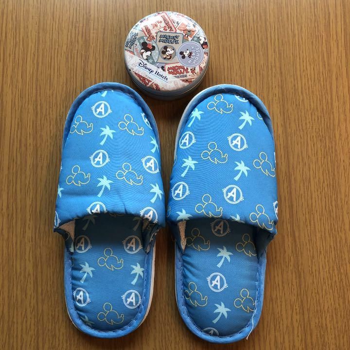 ☆ディズニー☆非売品 子供用スリッパ&メモ セット - メルカリ