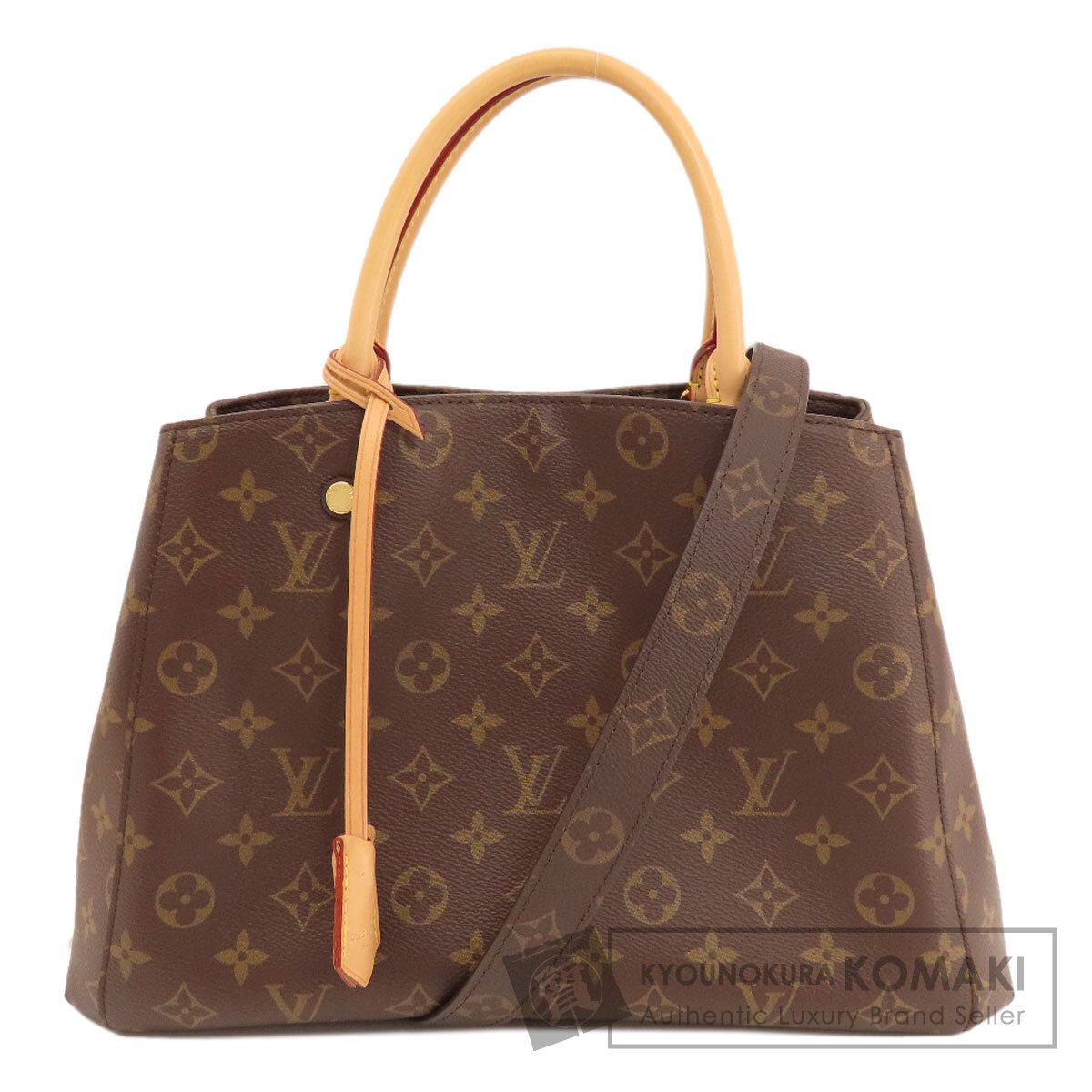 LOUIS VUITTON ルイヴィトン M41056 モンテーニュMM モノグラム ハンドバッグ モノグラムキャンバス レディース - メルカリ