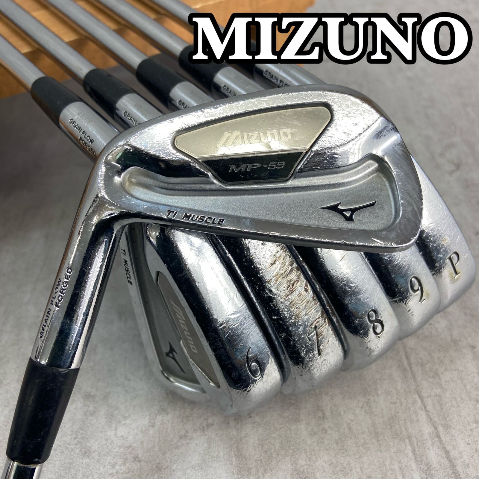 Mizuno MP59 DG S200ツアーイシューアイアンセット 7本セット Mizuno MP59 DG S200ツアーイシューアイアンセット 7本セット