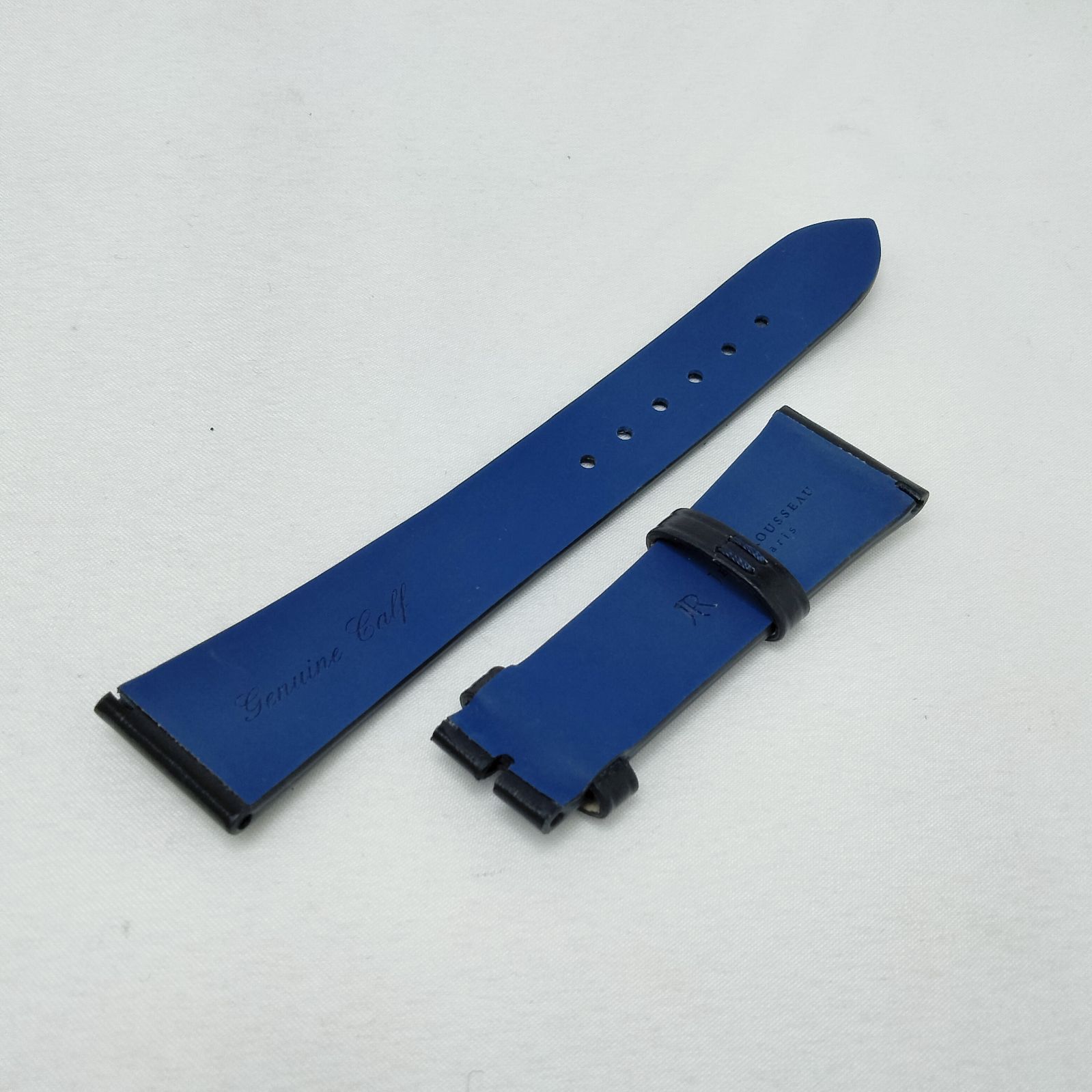 ️Jean Rousseau ️ジャンルソー 黒 時計ベルト