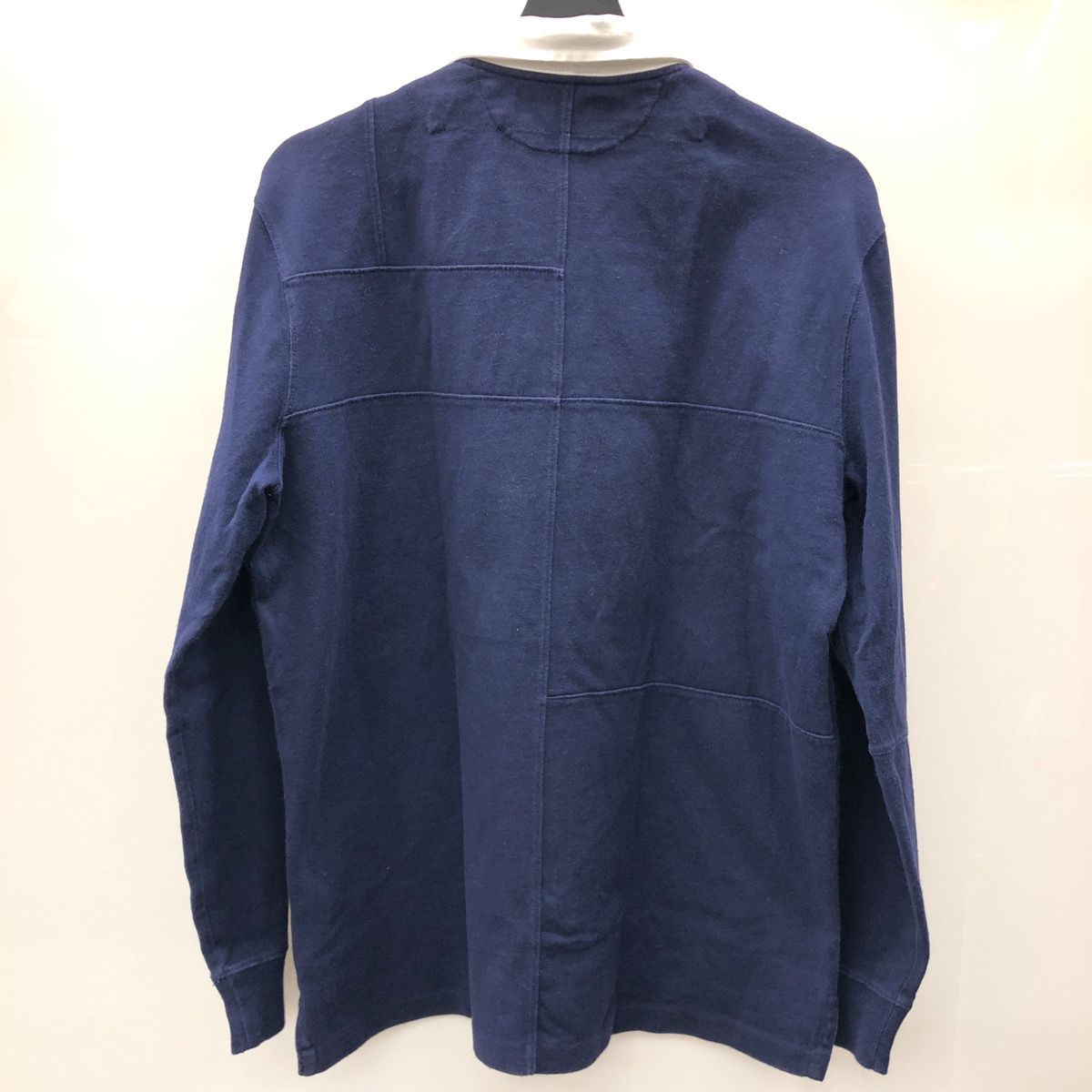 POLO BY RALPH LAUREN ポロ バイ ラルフローレン × PALACE パレス ラガーシャツ ポロシャツ トップス 長袖 メンズ  NAVY ネイビー 紺 Mサイズ RN41381 - メルカリ