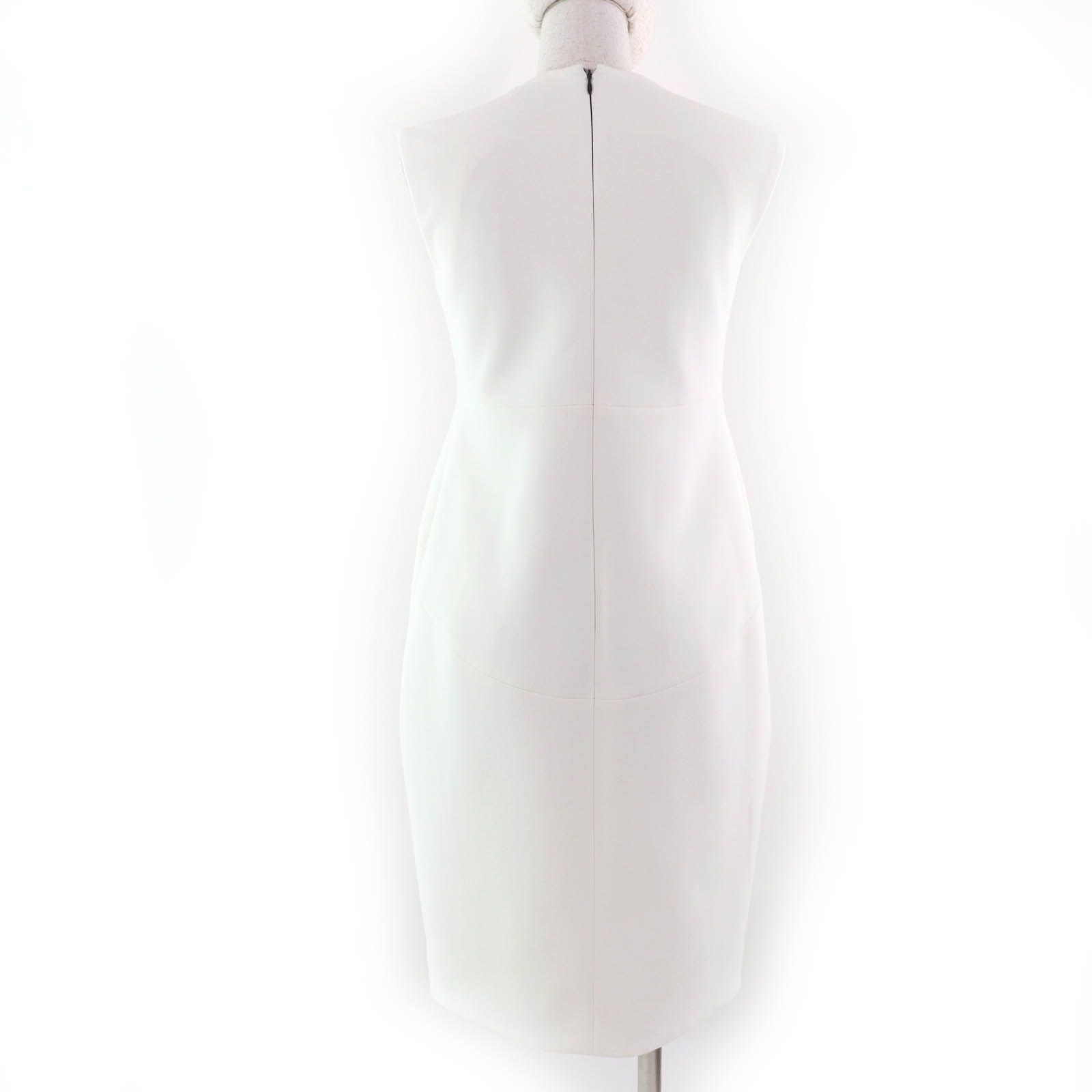 ヨーコチャンホワイトノースリーブワンピース 36