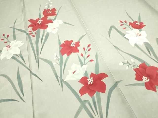 平和屋着物▽訪問着 単衣 草花文 手描き 正絹 逸品 DAAT9665az - メルカリ 