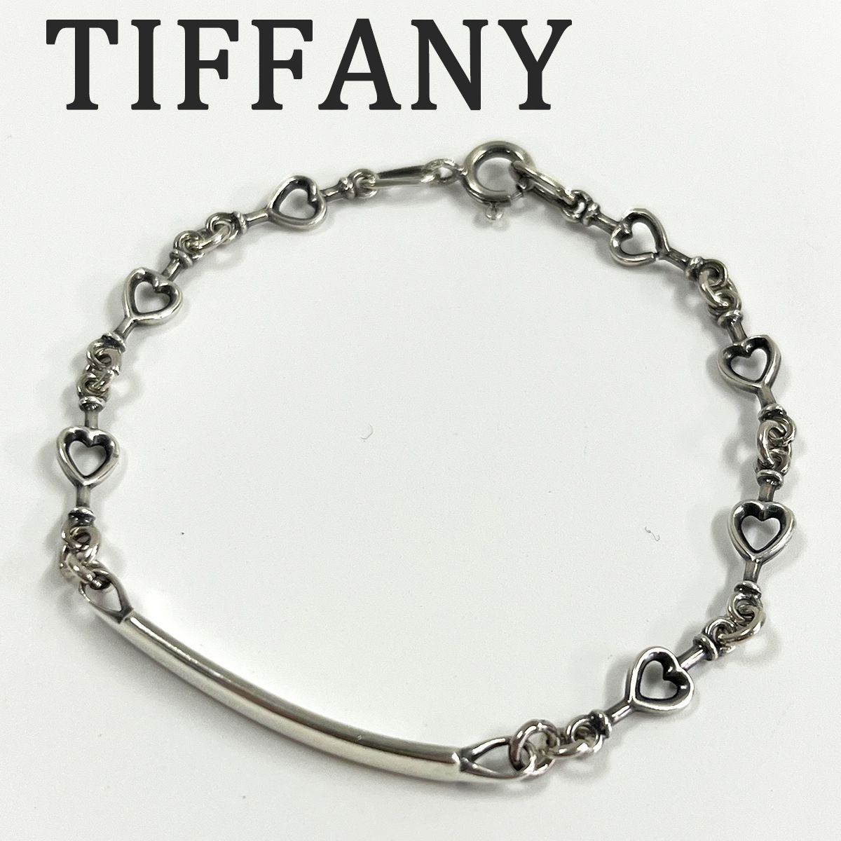 Tiffany & Co. シルバーブレスレット TIFFANY&Co. ティファニー ハート ブレスレット 925 シルバー