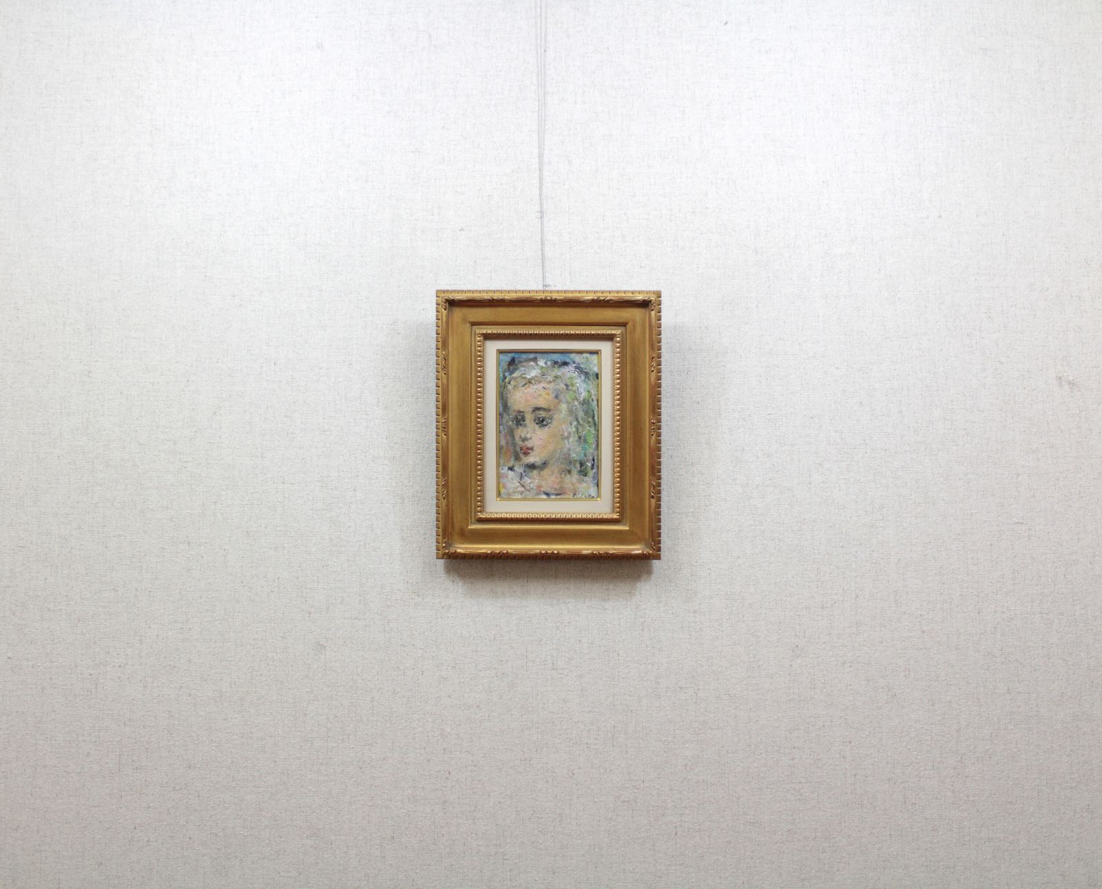 佐藤吉五郎『少女』油彩画 絵画 佐藤吉五郎『少女』油彩画 絵画 - メルカリ